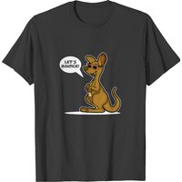 Let's Bounce Cute Kangaroo For Kids And Adults T-shirt