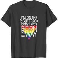 Gaga - Born This Way - Rainbow 2 T-shirt — Mens T Shirts