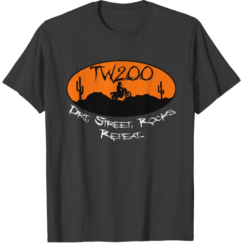 Tw200 Trailway Enduro Off-road Rocks T-shirt — Mens T Shirts