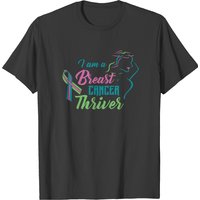 Metastatic Breast Cancer Awareness Art For Women Dark Light T-shirt