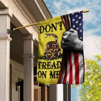 Don't Tread On Me House Flag — Drapeaux décoratifs