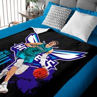 Lamelo Ball Charlotte Hornets Baby Blanket — Baby Blankets