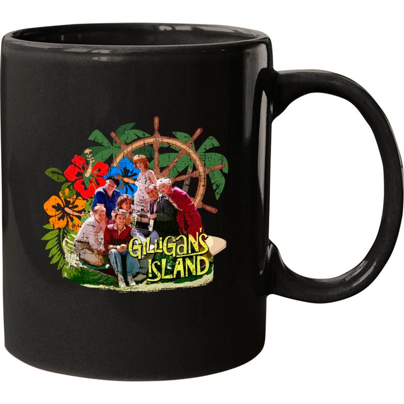 Gilligans Island, The Castaways, Distressed - Gilligans Island - Mugs — Mugs & Tumblers