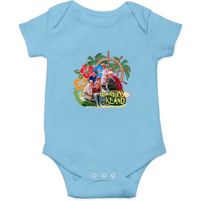Gilligans Island, The Castaways, Distressed - Gilligans Island - Onesies — Bodys bébé