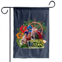 Gilligans Island, The Castaways, Distressed - Gilligans Island - Garden Flags — Decorative Flags