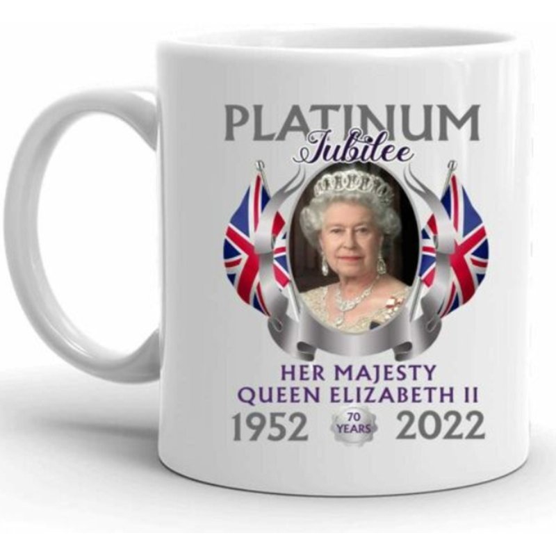 Queen Elizabeth Ii Platinum Jubilee Coffee Mug — Mugs & Tumblers