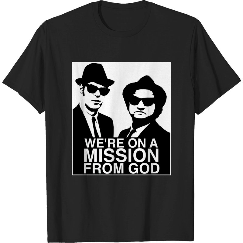 We're On A Mission From God Shirt Blues Brothers Shirt — T-shirts pour hommes