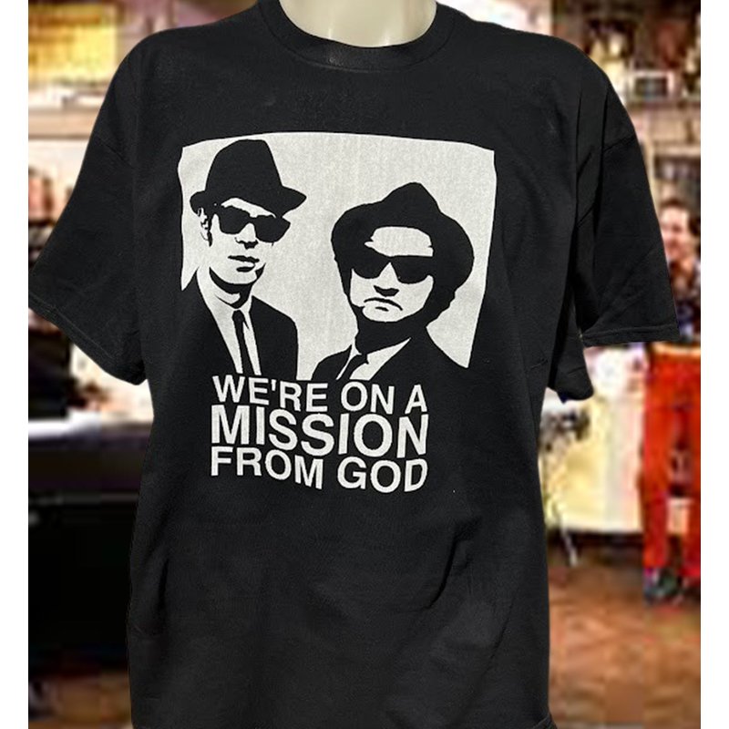 We're On A Mission From God Shirt Blues Brothers Shirt — T-shirts pour hommes