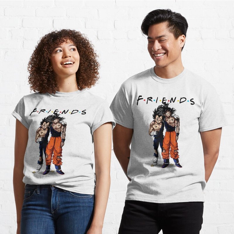Goku And Vegeta Friend Dragon Ball Z Classic T-shirt — Mens T Shirts