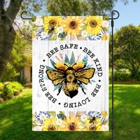 Bee Garden Flag — Drapeaux décoratifs