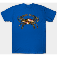 Royal Blue Maryland Flag Crab - T-shirt