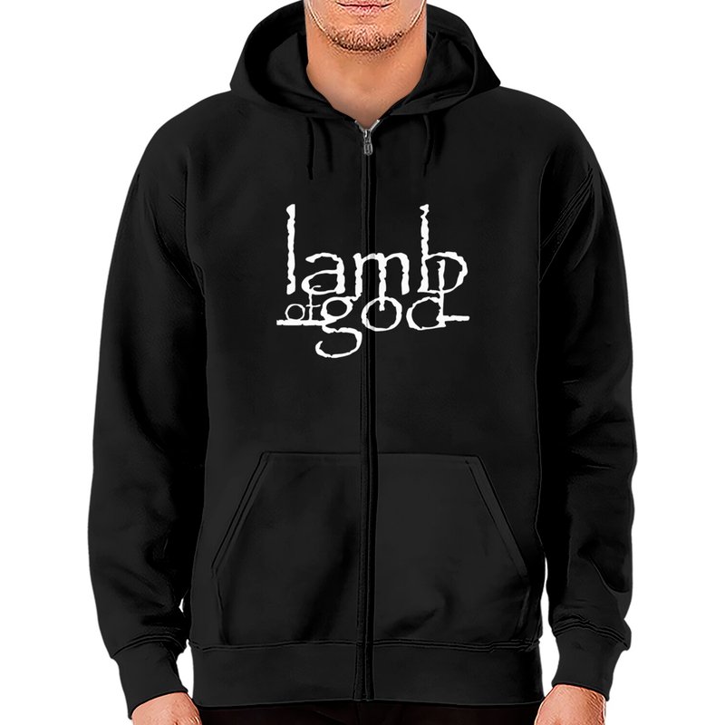 Lamb Of God Zip Hoodies — Sweats à capuche pour hommes