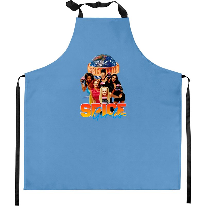 Spice Girls Kitchen Apron | Spice Girls Printed Graphic Kitchen Apron | Vintage Spice Girls Kitchen Aprons — Tabliers de cuisine