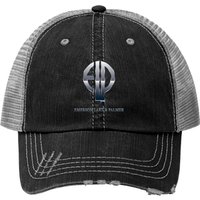 Emerson Lake & Palmer - Emerson Lake And Palmer - Print Trucker Hats — Casquette de baseball