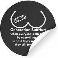 Generation Butthurt Where Everyone Is Offended Stickers — Stickers & Decals