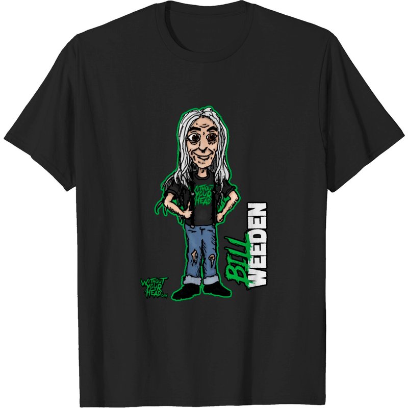 Bill Weeden Alternate Green Horror T-shirt — Mens T Shirts