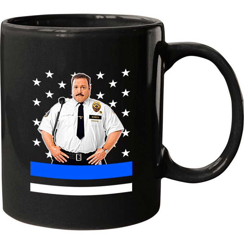 Paul Blart Mall Cop /// Thick Blue Line - Paul Blart - Mugs — Mugs & Tumblers