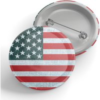 American Flag Button