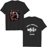Wasp Unholy Terror World Domination Wasp Nation Shirt — Mens T Shirts
