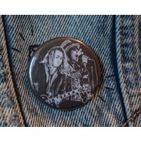 Luke And Adam The Struts Black And White Tribute Button 1.50inch