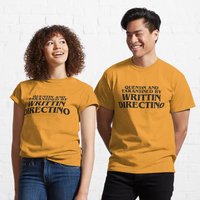 Quentin And Tarantined By Writtin Directino Classic T-shirt — Mens T Shirts