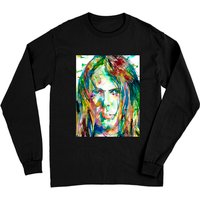 Neil Young Watercolor Portrait.2 - Neil Young - Long Sleeves — T-shirts pour hommes