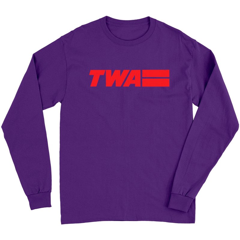 Twa Vintage Logo - Twa Logo - Long Sleeves — Mens T Shirts