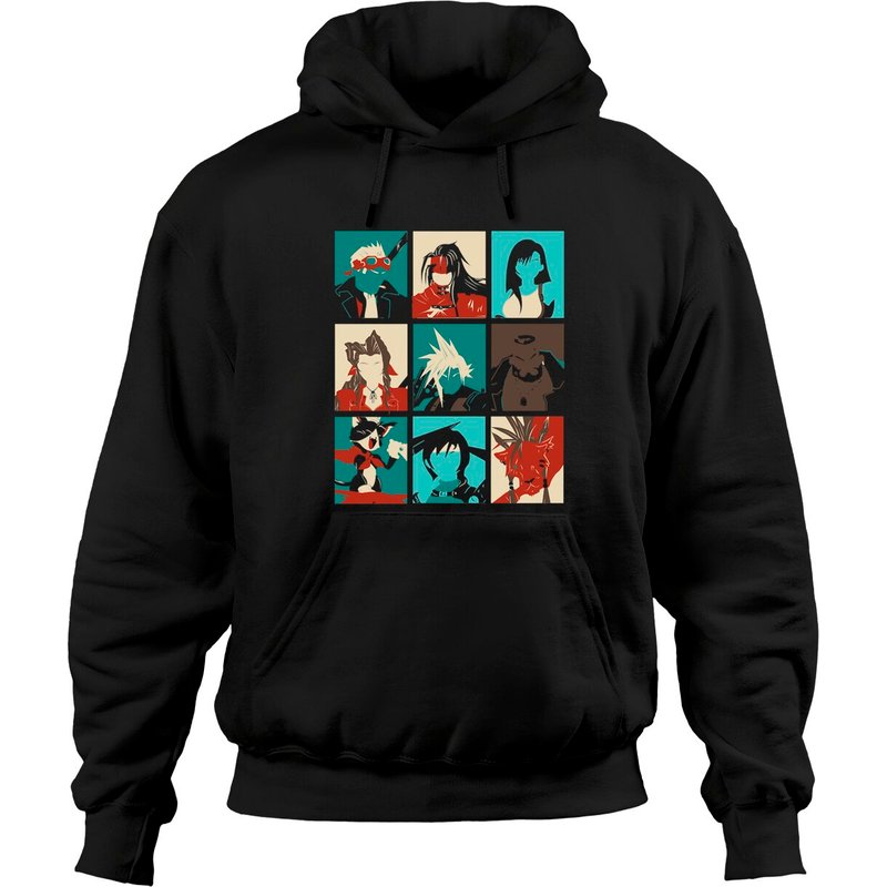 Final Pop - Final Fantasy 7 - Hoodies — Mens Hoodies