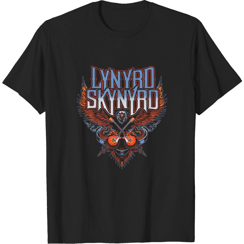 Lynyrd Skynyrd Eagle Guitars Men's T-shirt Black