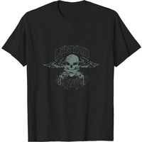 Merchandising Lynyrd Skynyrd Men's Biker Patch T-shirt Heather Dark