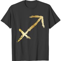 Gold Brushed Sagittarius Logo T-shirt — T-shirts pour hommes
