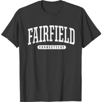 Fairfield Hoodie College University Style Ct Usa T-shirt — Mens T Shirts
