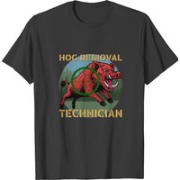 Funny Hog Removal Technician Hitting Target Wild T-shirt