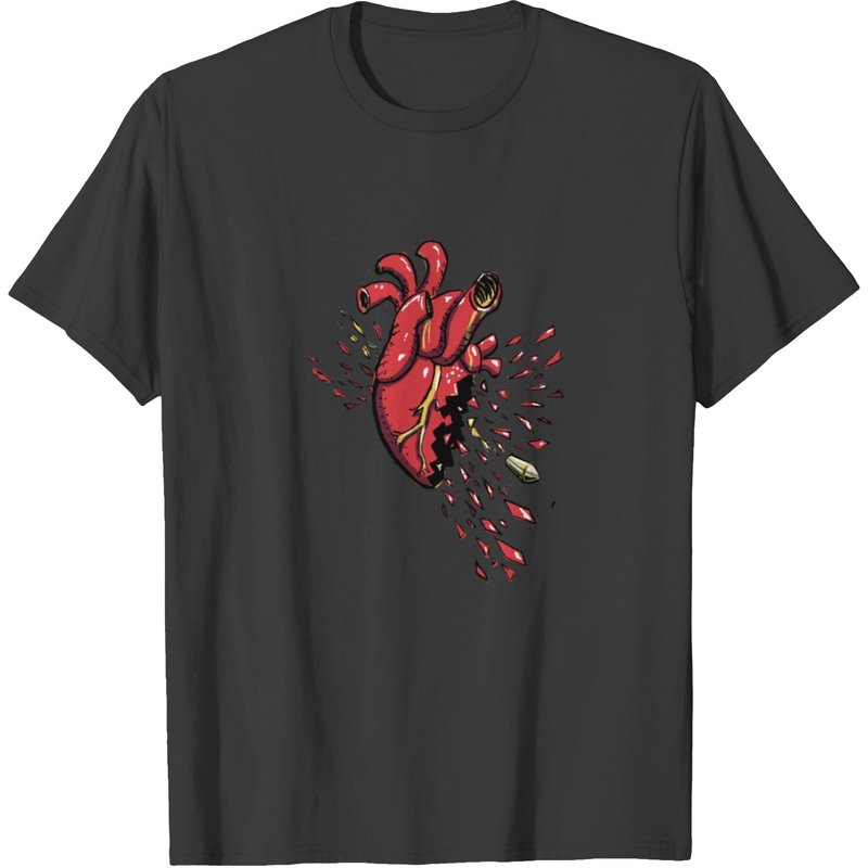 Bad Breakup (glass Heart) T-shirt — T-shirts pour hommes