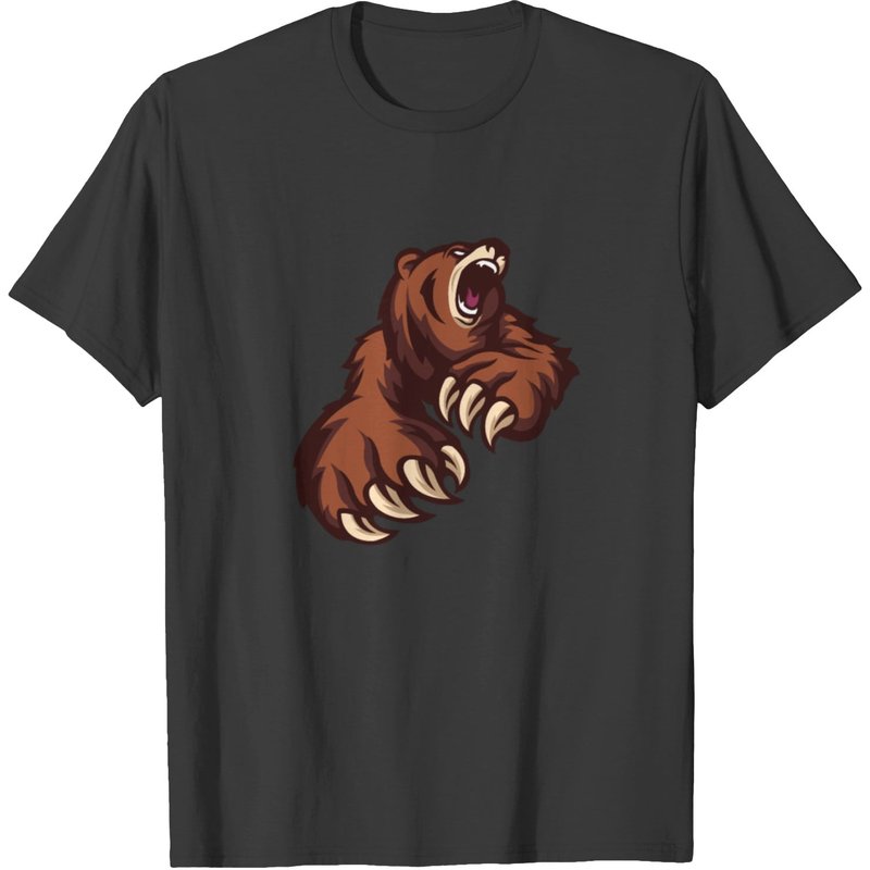 Screaming Bear T-shirt — T-shirts pour hommes