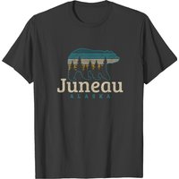 Juneau Alaska Vintage Grizzly Bear Souvenir Gift T-shirt — T-shirts pour hommes