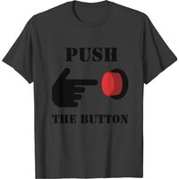 Push The Red Button (colored) T-shirt — T-shirts pour hommes