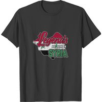 Legend Syria Syrian Flag Gift T-shirt — Mens T Shirts