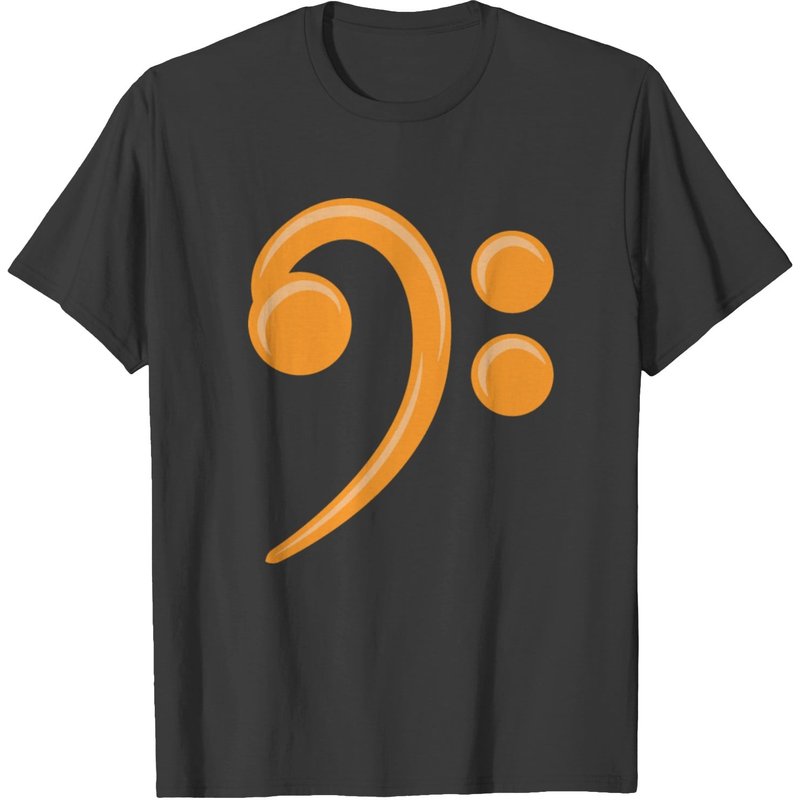 Music Note, Bass Cleft, Music Symbol T-shirt — Mens T Shirts