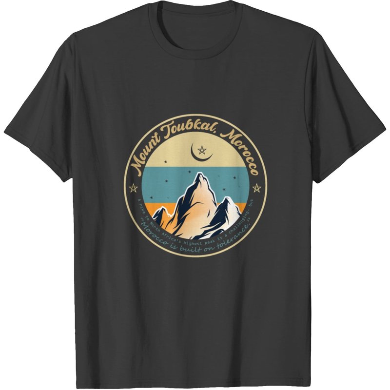 Mountain Adventure, Mount Toubkal Morocco T-shirt — T-shirts pour hommes