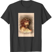 Jesus Wearing A Crown Of Thorns T-shirt