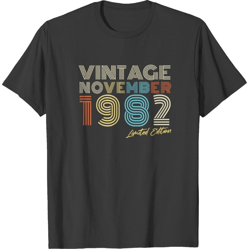Born November 1982 Vintage T-shirt — T-shirts pour hommes