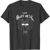 I Love Heavy Metal T-shirt — T-shirts pour hommes