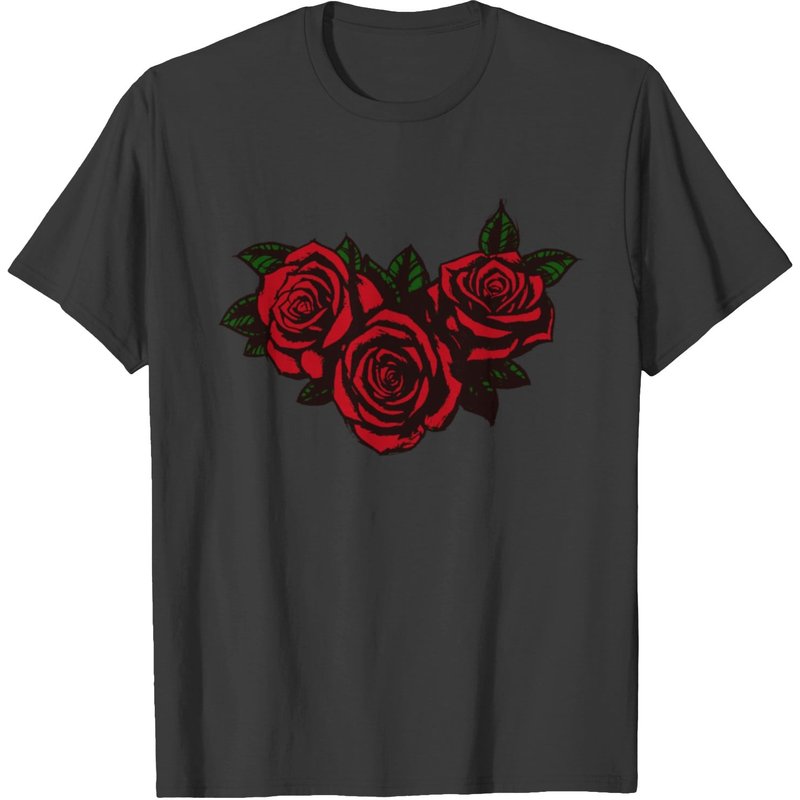 Red Roses - Grunge Roses T-shirt — T-shirts pour hommes