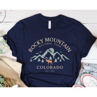 Rocky Mountain Shirt, Unisex Rocky Mountain National Park Colorado