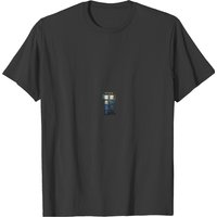Doctor Who Cosplay Tardis Distressed T-shirt — Mens T Shirts