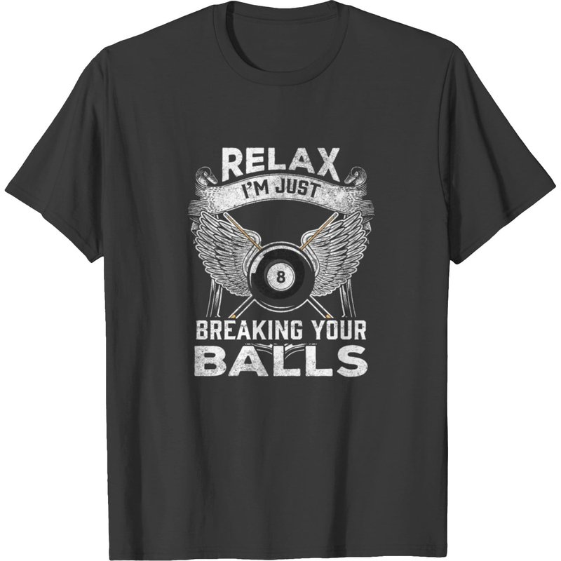 Funny Billiard Balls Pun Snooker Joke T-shirt