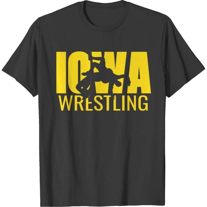 Iowa Wrestling Freestyle Wrestler Gift The Hawkeye T-shirt