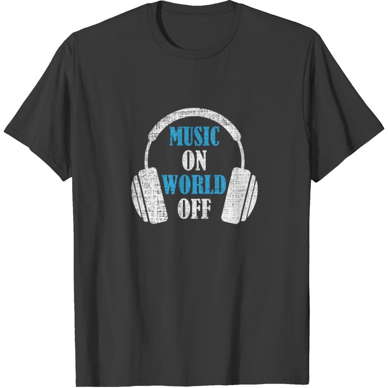 Music On World Off T-shirt