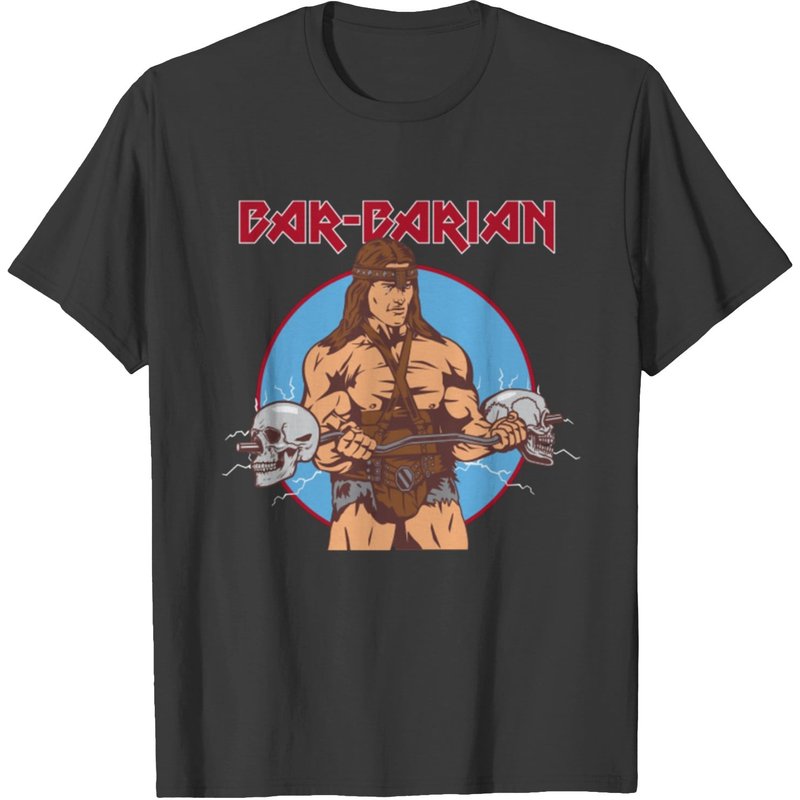 Arnold Schwarzenegger Barbarian Hoodie T Shirt T-shirt — Mens T Shirts